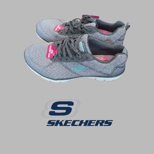 NEW Skechers  Flex Appeal Memory Foam Cushion Casual Sneakers Shows Womens 10
